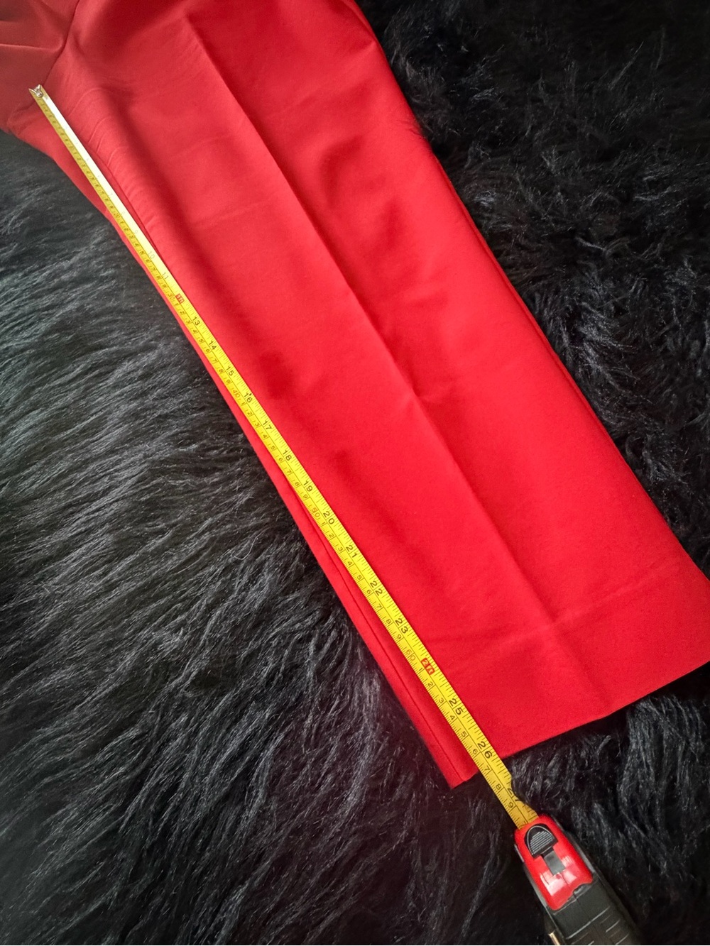 Chaus Bright Red Straight-Leg Pants - Picture 9 of 9
